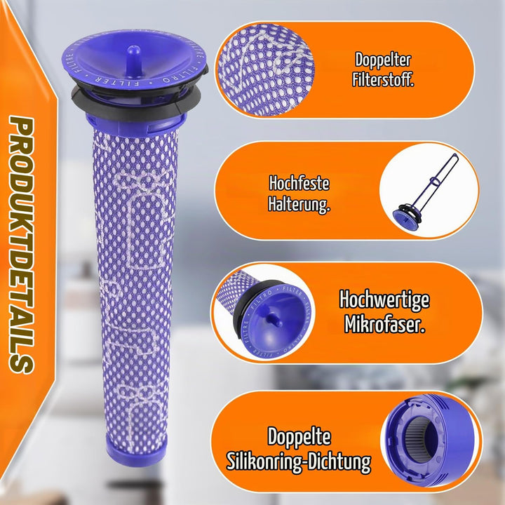 6 Stück V7 V8 Filter für Dyson, Ersetzt Filter und Vorfilter für Dyson V8 V7 Animal Absolute Motorhe