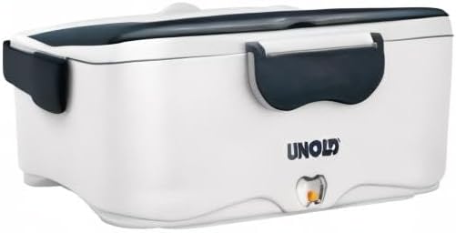 UNOLD 58850 elektrische Lunchbox - Weiss, 1,5 Liter, Kunststoff,zum Erwärmen für unterwegs oder im B
