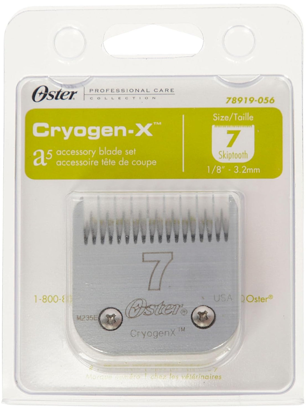 Oster 78919-056 Scherkopf Nummer 7 Length 3,2 mm Scherkopf 7; Schnittlänge 3,2 mm, Scherkopf 7; Schn