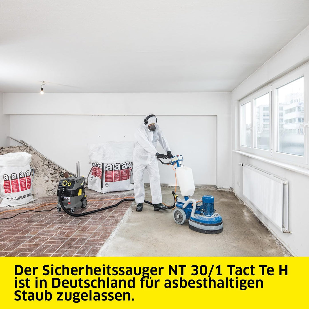 Kärcher Nass-/Trockensauger NT 30/1 Tact Te H, Leistung: max. 1380 W, Kunststoffbehälter: 30 l, Gerä