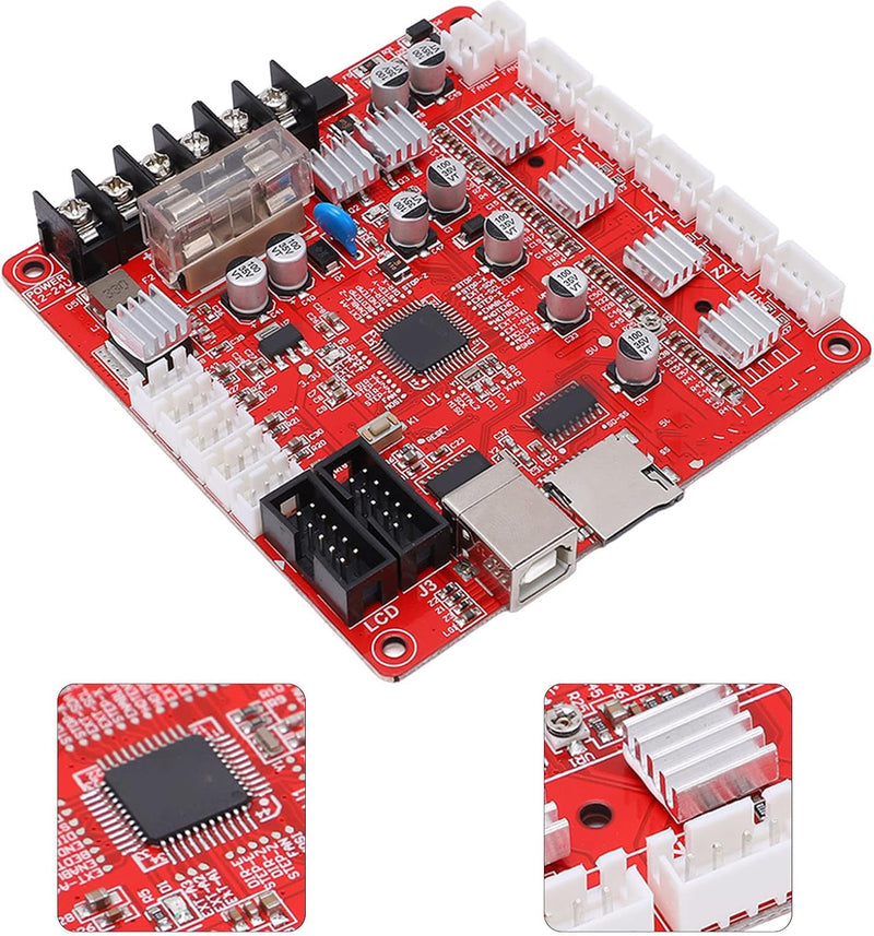 3D-Drucker-Motherboard PWM, Drucker-Motherboard-Modul für Anet A8 PLUS Mainboard 3-Wege-Ausgangs-Mai