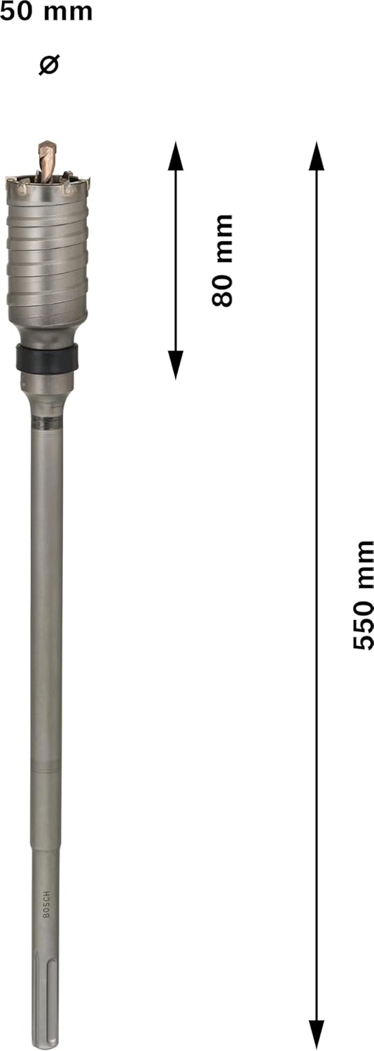 Bosch Professional Hohl-Bohrkrone SDS-max-9 Core Cutter einteilig (Ø 50 mm) 50 mm 550 mm, 50 mm 550