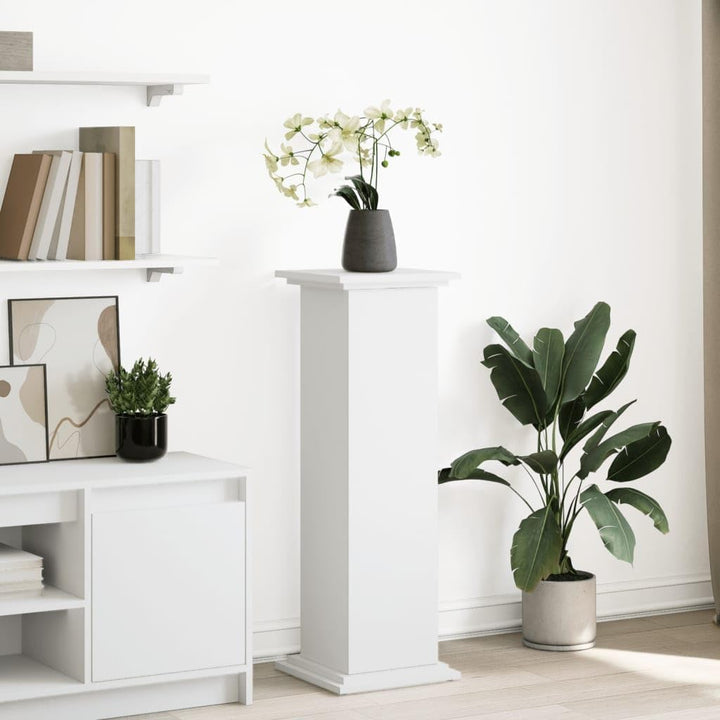 vidaXL Postament, Blumenständer mit Stauraum, Dekosäule Dekosockel für Wohnzimmer, Blumensäule Podes