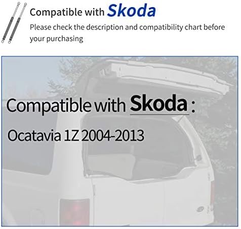 Gasfeder Heckklappe Kompatibel mit Octavia II 1Z5 2004-2013, OTUAYAUTO 2 Stück Heckklappendämpfer un