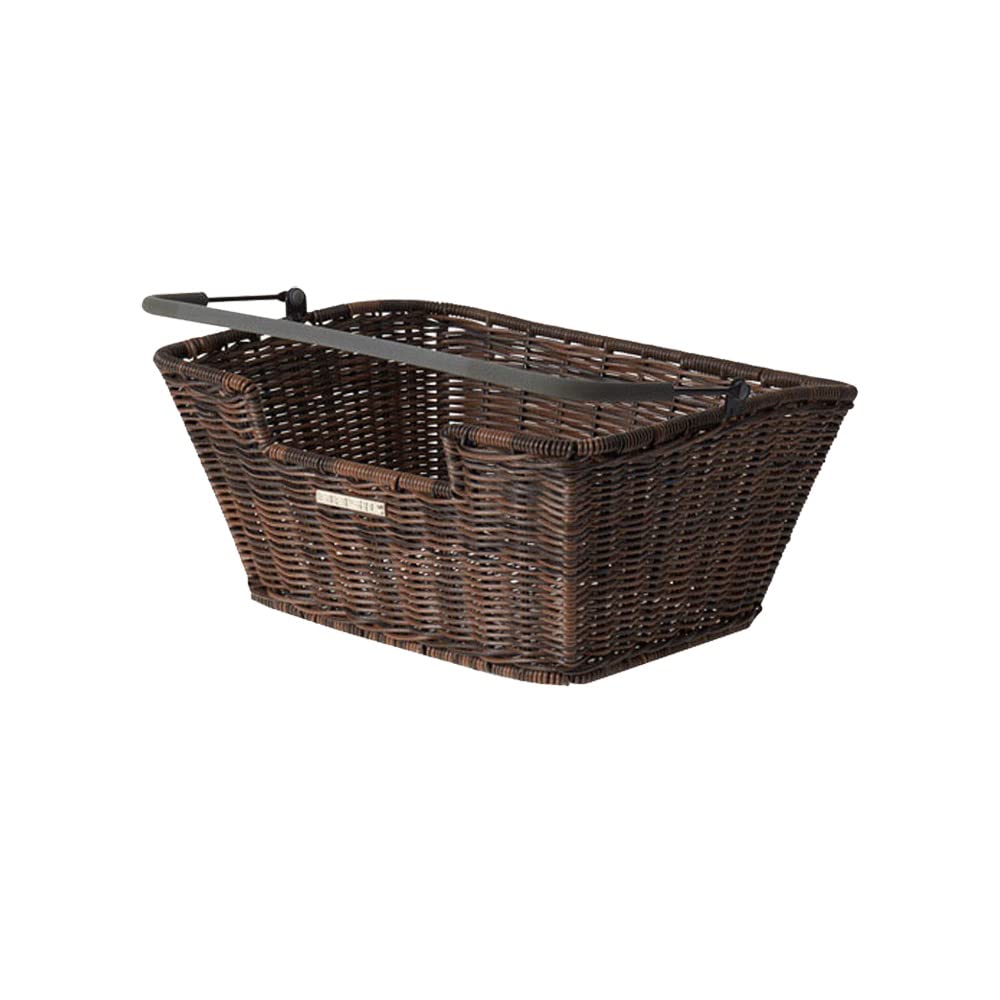 Basil Fahrradkorb Capri-Rattan Look Flex Braun, Braun