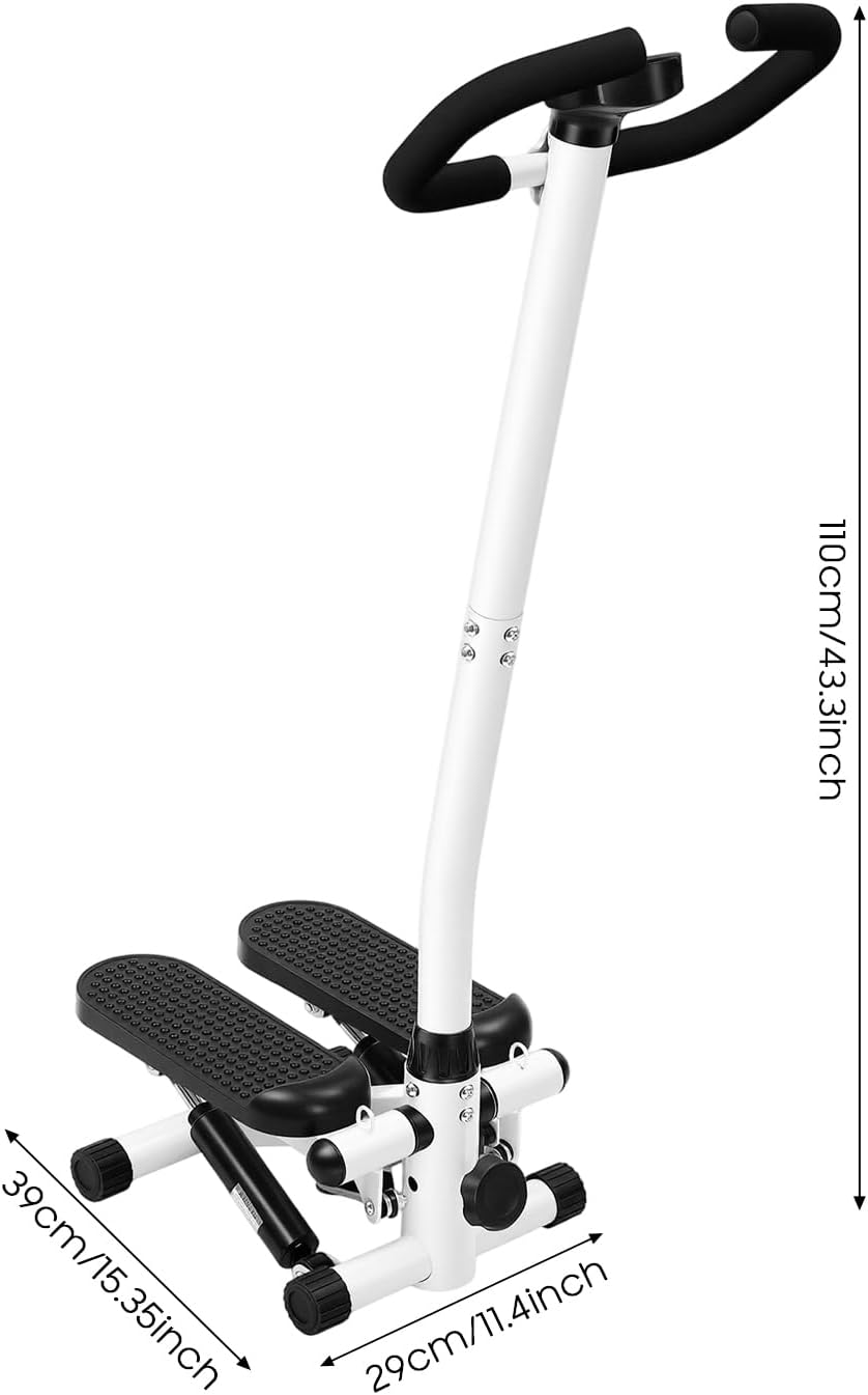 Fitness Stepper, Übung Stepping Machine Mit Widerstandsbänder Fitness Stepper mit Lenker Tragfähigke