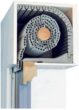 Rollladenkastendämmung DiHa Kombi Flex TF (Verschlussdeckel 240 x 1000 mm, Dämmmatte 25 mm) Verschlu