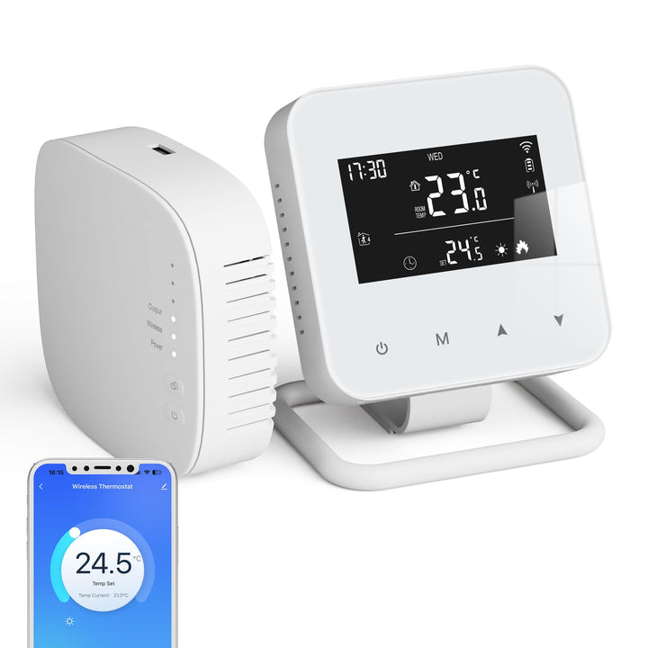 Beok Thermostat Fussbodenheizung WiFi Für Wasser Fussbodenheizung und Gaskessel, Tuya Smart Raumther