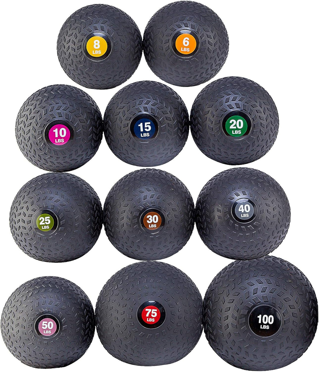 BalanceFrom Workout Exercise Fitness Weighted Medicine Ball, Wall Ball and Slam Ball 10 Pfund Slam B