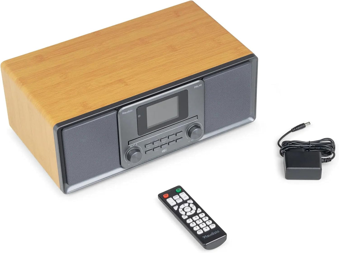 Audizio Palmi - DAB Radio mit CD Player - 60 Watt Stereoanlage mit Bluetooth 5.0, USB &amp; Equalizer, W