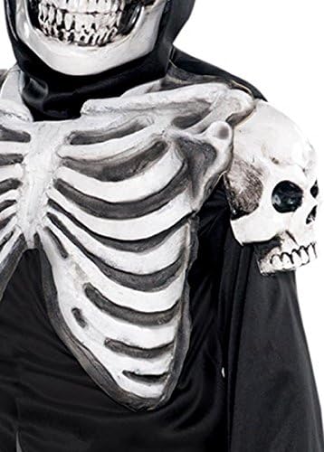 Amscan - Kinderkostüm Sensenmann, Robe, Kapuze, Gesichtsmaske, Skelett, Mottoparty, Karneval, Hallow