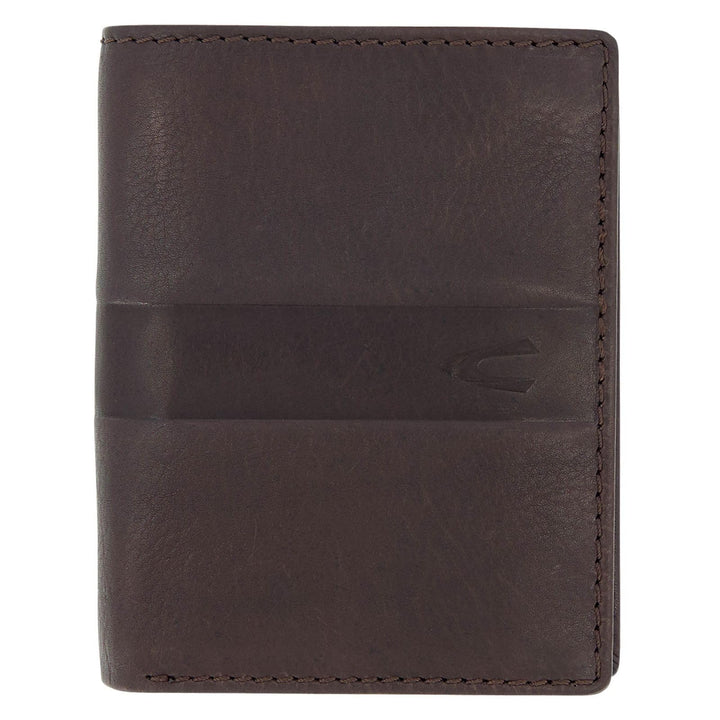 camel active Mali Herren Geldbörse RFID Hochformat Leder Mittelgross Braun, Dark Brown