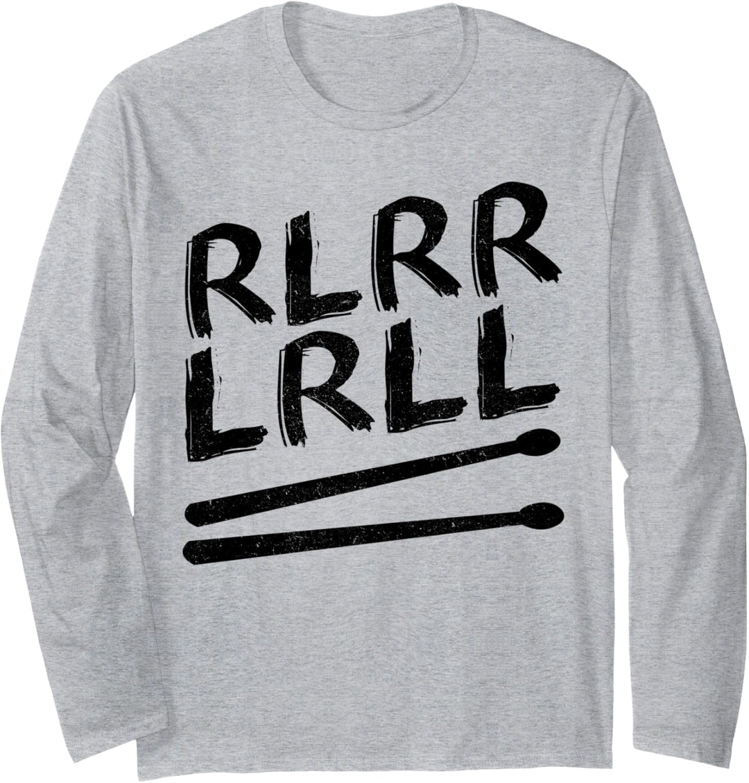 Paradiddle Drumsticks Drummer Drumsticks Langarmshirt