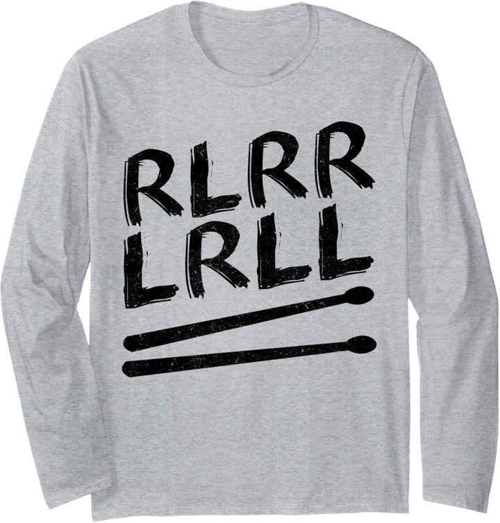Paradiddle Drumsticks Drummer Drumsticks Langarmshirt