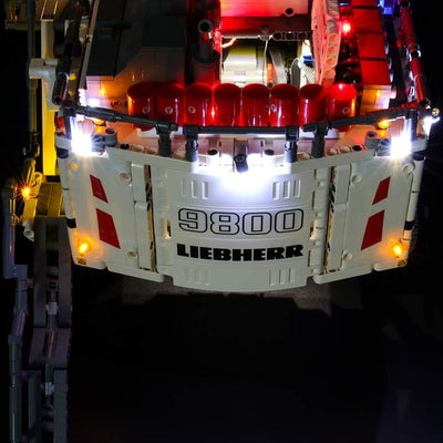 BRIKSMAX Led Beleuchtungsset für LEGO Technic Liebherr Bagger R 9800,Kompatibel Mit LEGO 42100 Baust