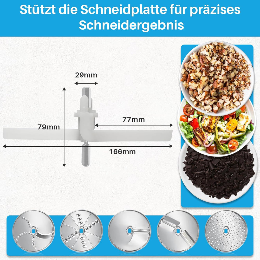 2x Mitnehmer Flügelrad 091027 für Bosch Küchenmaschine MUM4/MUM8, MUZ8DS1 MUZ4DS2 MUZ4DS3, 00091027,
