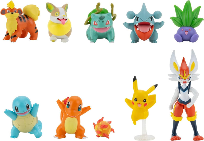 Bizak Pokemon Multipack 10 Figuren, Geschenkset mit 10 Figuren mit unglaublichen Ausführungen (63220