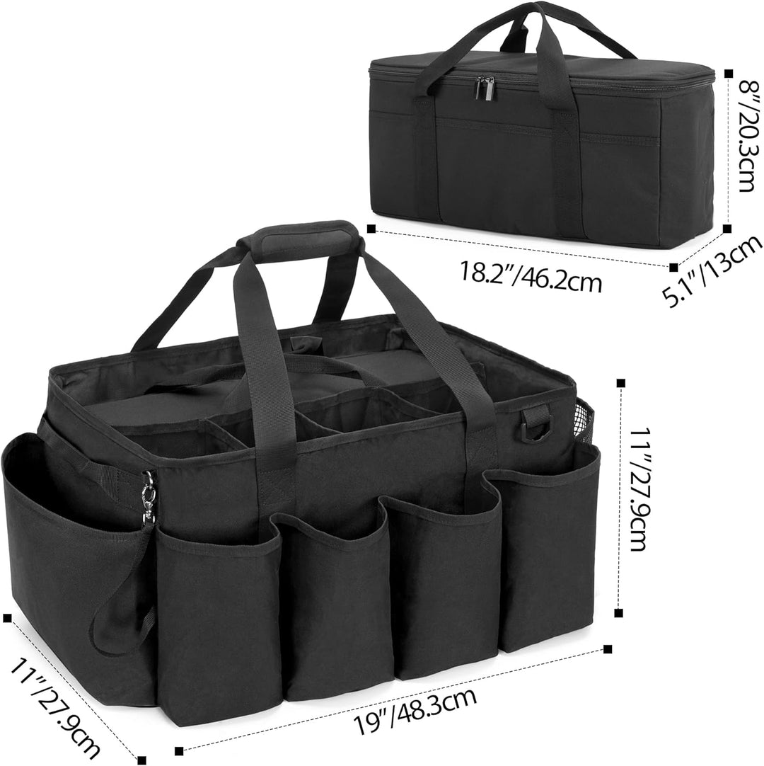 Grosse Auto Pflege Tasche mit Polier Trage Tasche, mit Grosser Kapazität & Tragbare Griffe, Autoo Re