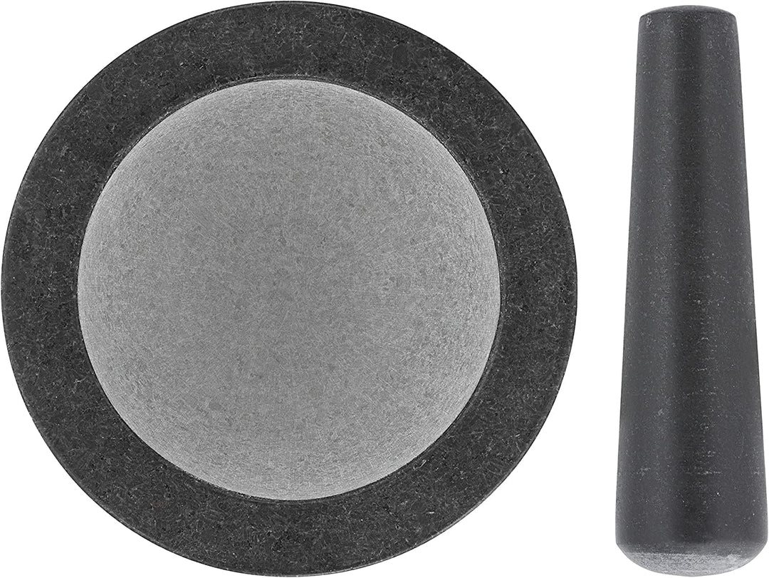 Tefal Jamie Oliver Mörser und Stössel aus Granit, 14,5 cm Durchmesser, Kräuter und Gewürze zerkleine