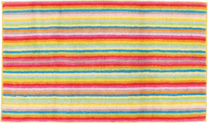 Cawö Home Badteppiche Life Style Streifen 7008 Multicolor - 25 70x120 cm, 70x120 cm