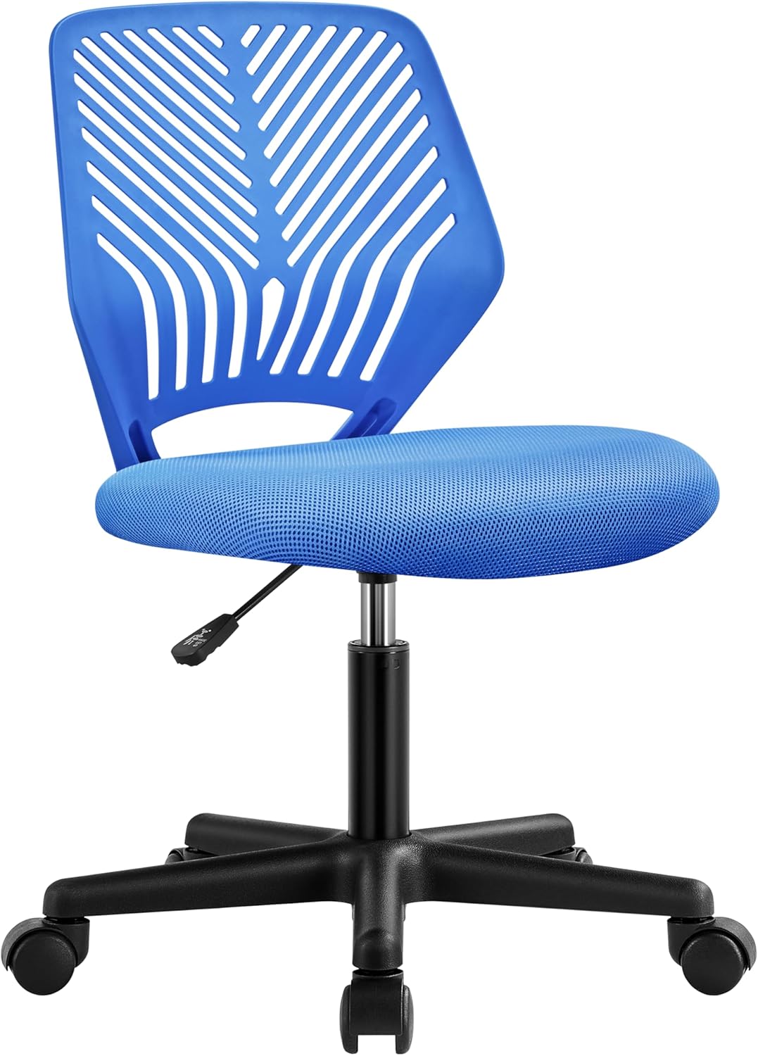 Yaheetech Bürostuhl Ergonomisch Schreibtischstuhl ohne Armlehnen Drehstuhl mit Rücklehne Arbeitsstuh