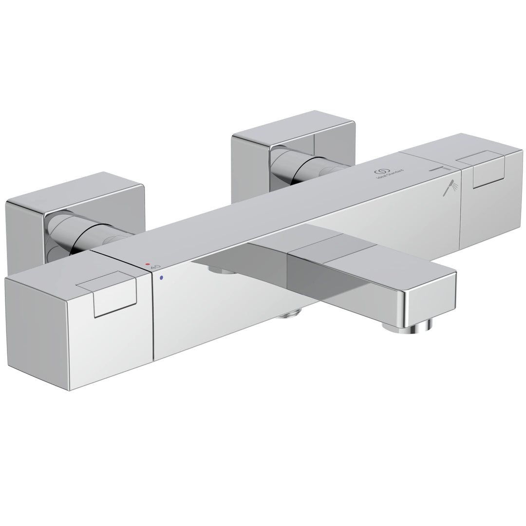 Ideal Standard A7538AA Ceratherm C100 Badethermostat Aufputz 313x176x65 mm Modern Chrom, 313x176x65