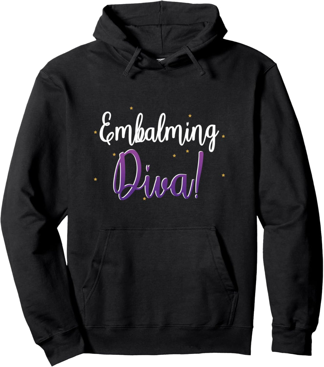 Frau Diva Einbalsamiererin Leichenbestatterin Tod Geschenk Pullover Hoodie