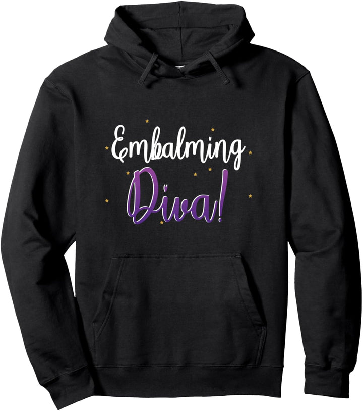 Frau Diva Einbalsamiererin Leichenbestatterin Tod Geschenk Pullover Hoodie