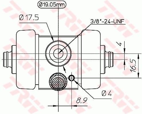 TRW BK1852 Bremsbackensatz