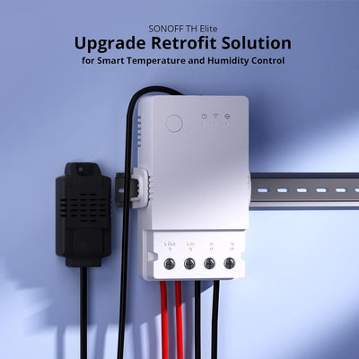SONOFF THR320 Origin 20A Smart Schalter mit Temperatur und Luftfeuchtigkeit Überwachung Kompatibel m