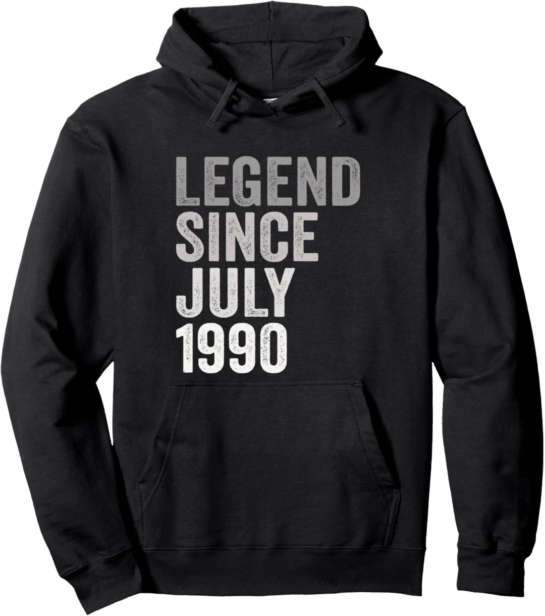 Legende seit Juli 1990 Geburtstag Monat und Jahr Pullover Hoodie