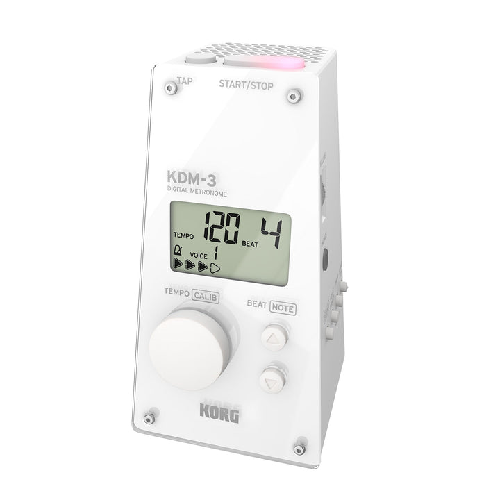 Korg Metronom KDM-3-WH Metronom KDM-3 WH White KDM-3 Single, White KDM-3 Single