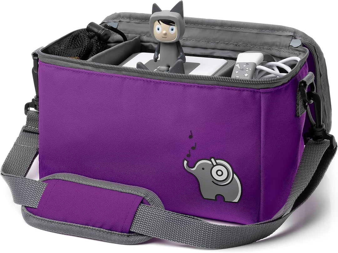 fantifant Musikbox Tasche für Toniebox [ + Netzbeutel für Tonie Aufbewahrung ] Flexible TRANSPORTTAS