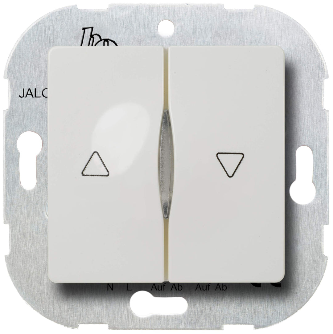 EHMANN 6661x0600 Jalousiesteuerung Rollo Comfort Jalousieschalter 24/7, Tages-und Wochenprogramm, re