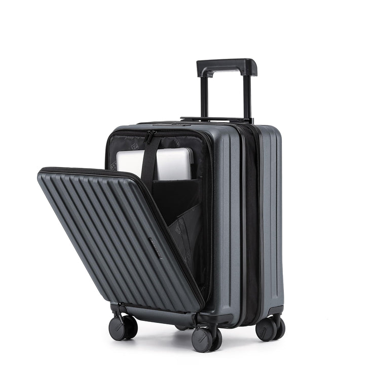 Koffer Expandierbar – Hartschalen-Trolley mit Oberseiten-Öffnung, Kompressionsgurt & extra Stauraum