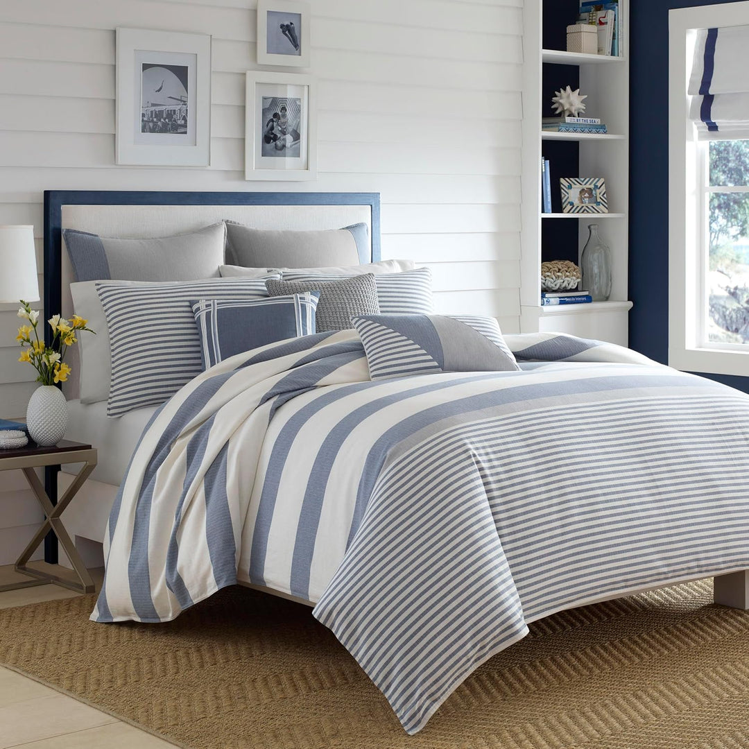 Nautica Fairwater Comforter Set, Full/Queen, Blue, Full/Queen