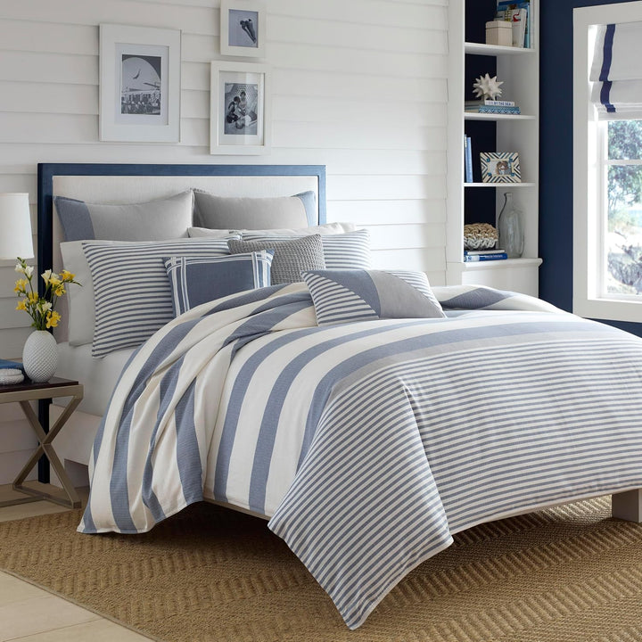 Nautica Fairwater Comforter Set, Full/Queen, Blue, Full/Queen