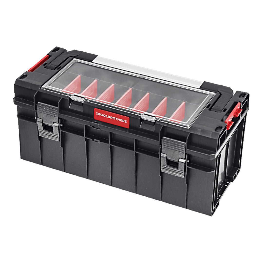 Toolbrothers RHINO Slim Werkzeugkoffer ECO Handling+ Long Edition 22 l IP54 + Werkzeugschale, Handli