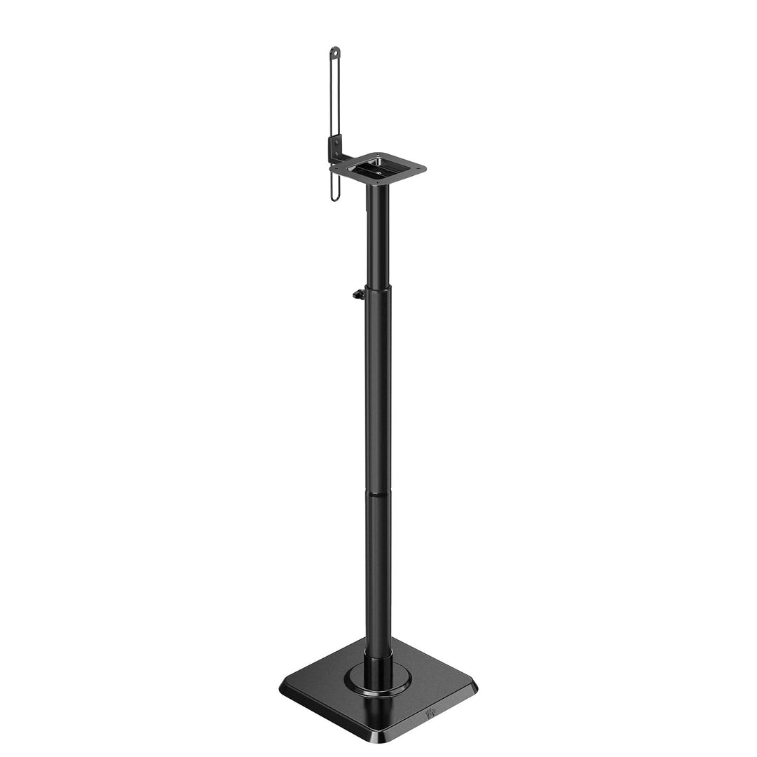 Mounting Dream Einzelner Lautsprecherständer höhenverstellbar für Satelliten bis 5 kg, ein Bodenstän