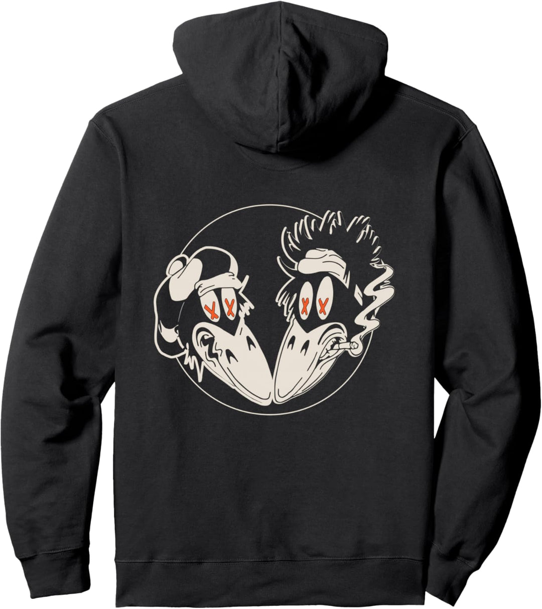 Offizielles Black Crowes Circle Logo Schwarz Pullover Hoodie
