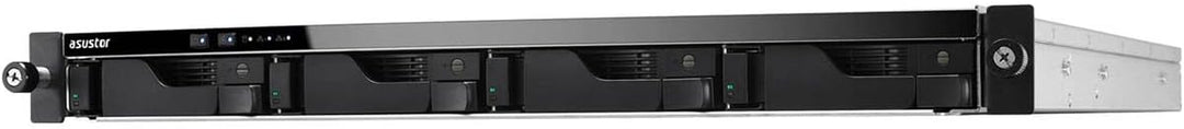 Asustor Lockerstor 4 AS6504RS 4 Bay NAS - 1U Rack Netzwerkspeicher Gehäuse, Quad Core 2.1GHz CPU, 8G