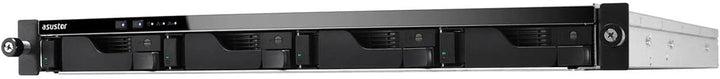 Asustor Lockerstor 4 AS6504RS 4 Bay NAS - 1U Rack Netzwerkspeicher Gehäuse, Quad Core 2.1GHz CPU, 8G