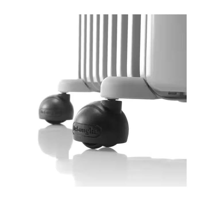 De'Longhi RadiaS Easytronic TRRSE0920 Elektrischer Ölheizkörper, energiesparend, 9 Flügel, Räume bis