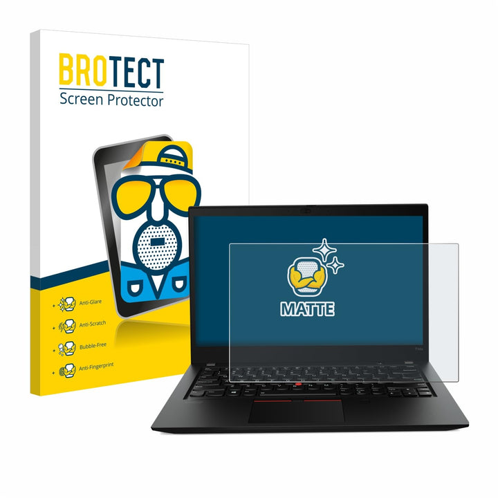 BROTECT Entspiegelungs-Schutzfolie für Lenovo ThinkPad T14s Gen 1 Matte Displayschutz-Folie, Anti-Re