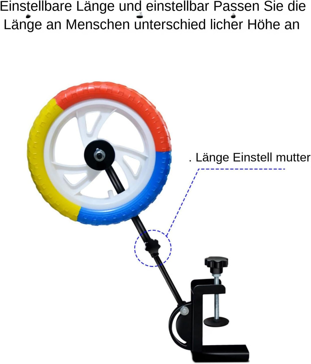 -Trainingsgerät – Tischtennis Hilfe Für Einhand Koordination | Bewegungsübung Mit Spin-Rad | -Loop S