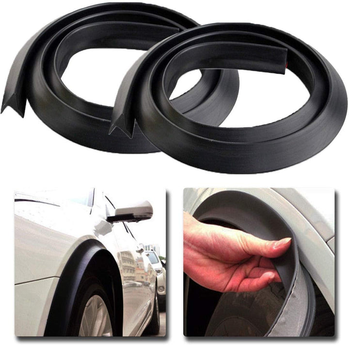 Riloer 2PCS Car Fender Protectors, universelle weiche Gummi -Kotflügel -Flares -Protektoren zum Schu