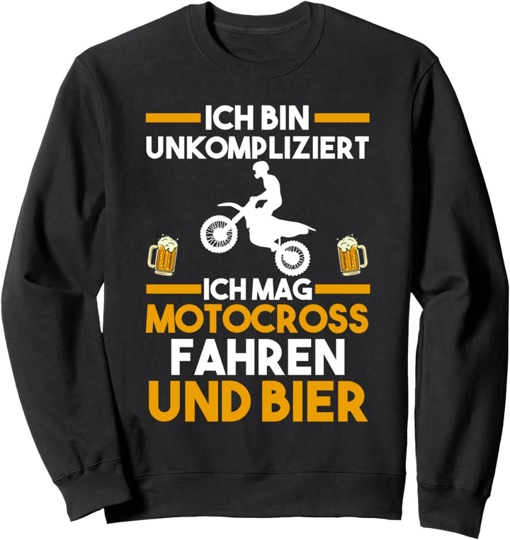 Motorrad Bier Motocross Sweatshirt