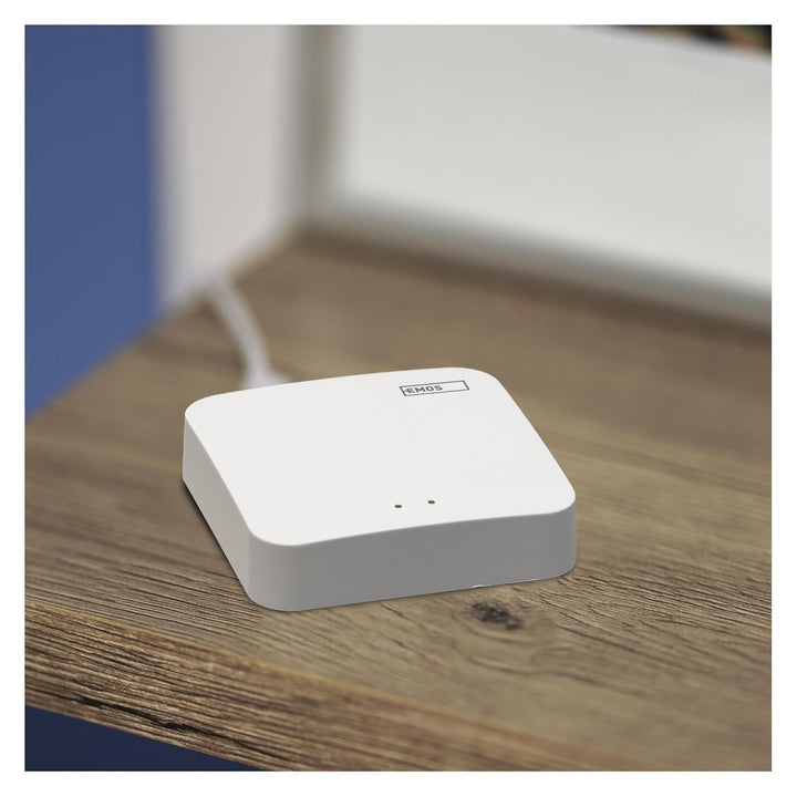 EMOS GoSmart ZigBee Gateway IP-1000Z, Smart Home Hub kompatibel mit Tuya, Smart Life, unterstützt Bl