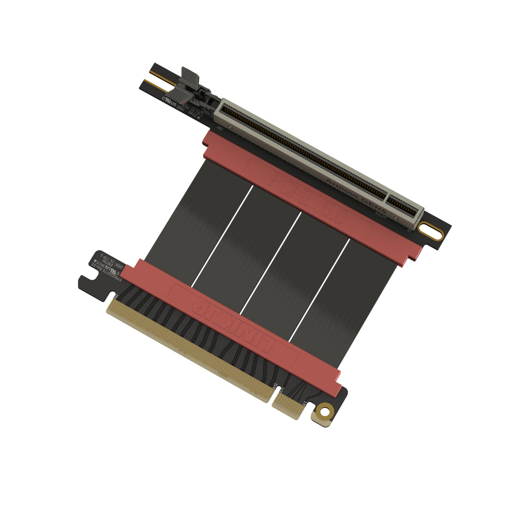 LINKUP - AVA5 Armour PCIE 5.0 Riser-Kabel| RTX5090 RX9070 GPU Bereit| x16 128GB/s Geschwindigkeit| P