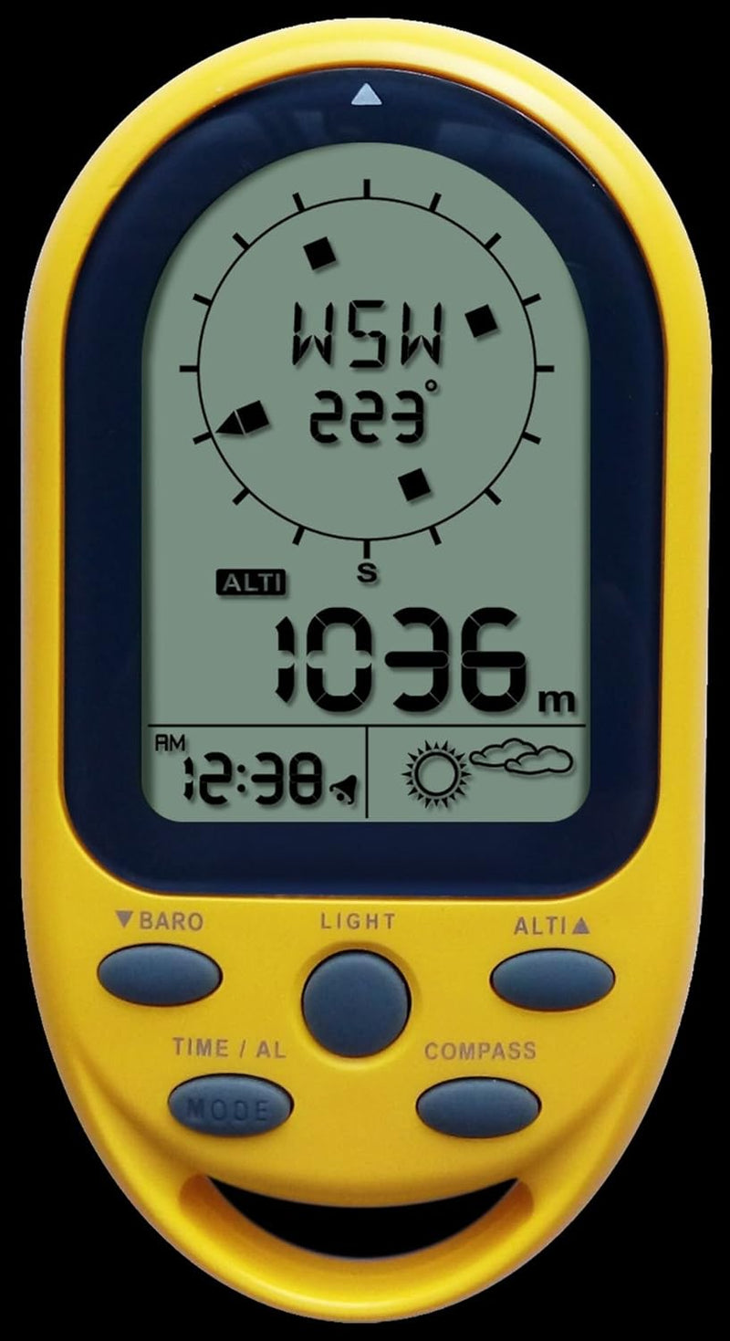 Technoline 3152 EA 3050 Kompass mit Höhenmesser, Luftdruckanzeige, Uhrzeit, Anzeige von Wettertenden